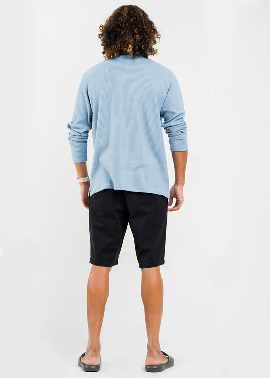 Casual Wear Mao Collar L/S T-Shirt