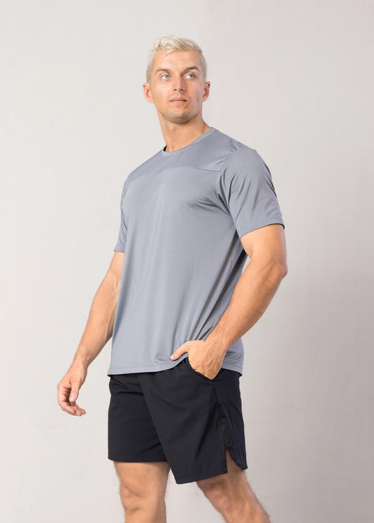 Active Wear T-shirt With Mesh Detailed
