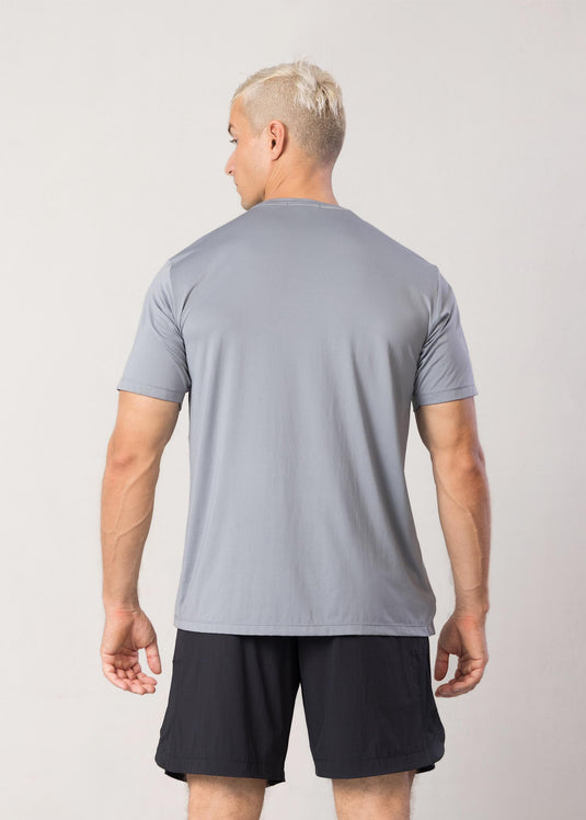 Active Wear T-shirt With Mesh Detailed