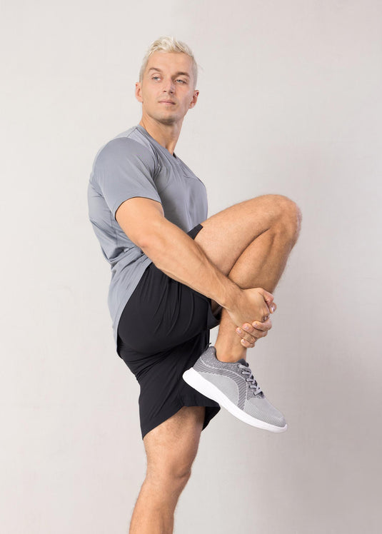 Active Wear T-shirt With Mesh Detailed