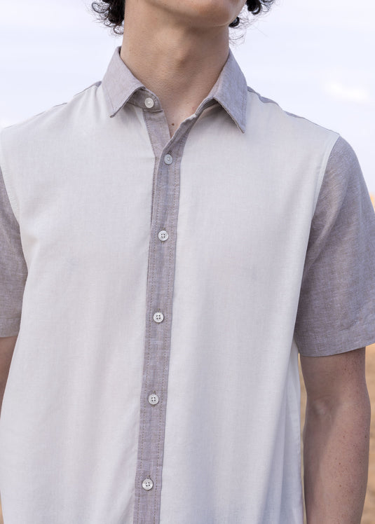 Striped short sleeve shirt