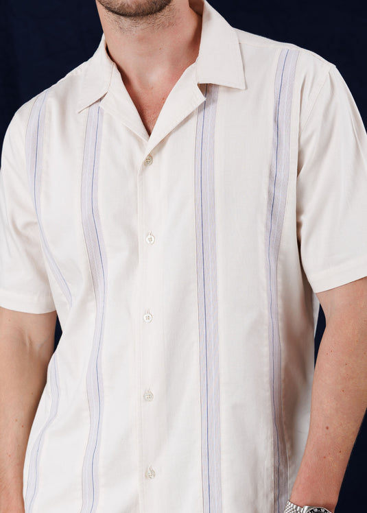 Casual Wear Detailed Stripe S/S Shirt