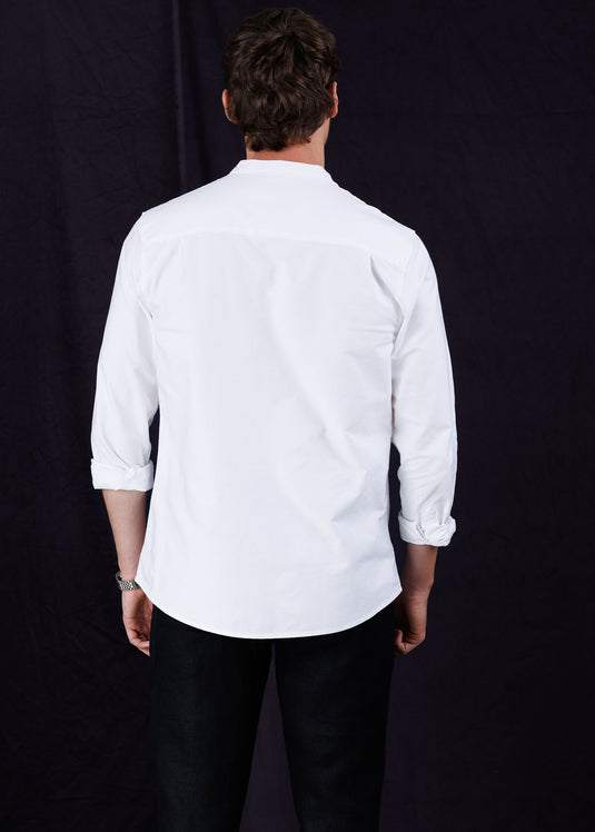 Manderine collar L/S Shirt