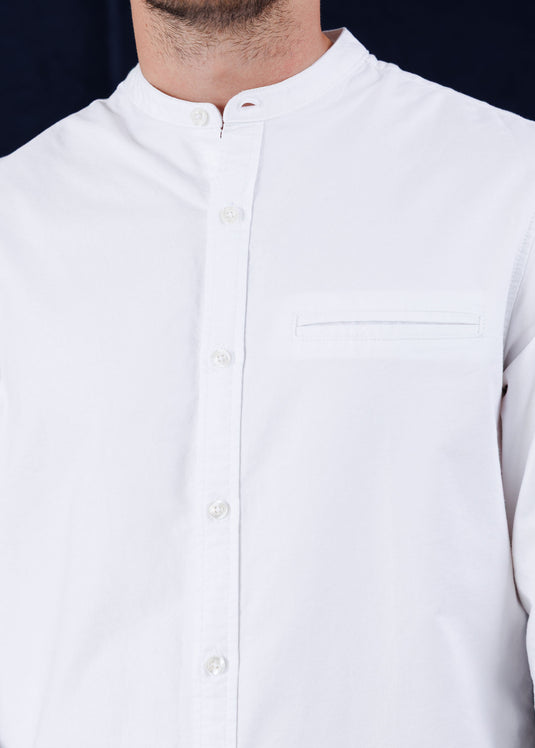 Manderine collar L/S Shirt