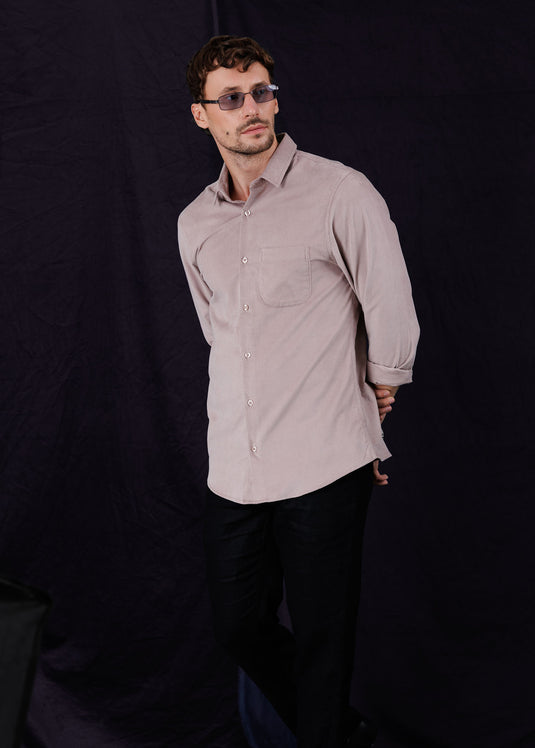 Mens Corduroy L/S Shirt.