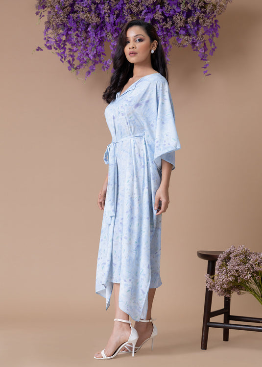 Printed kaftan dress