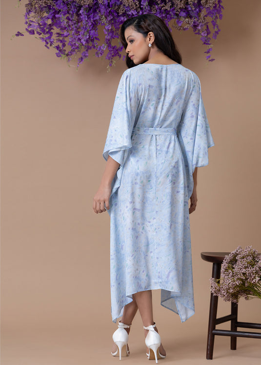 Printed kaftan dress