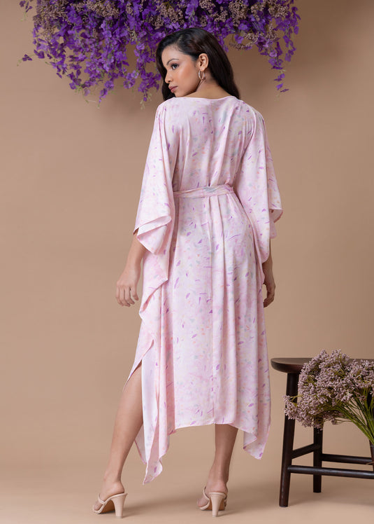 Printed kaftan dress