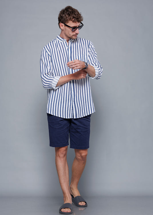 Casual Wear Stripe L/S Shirt