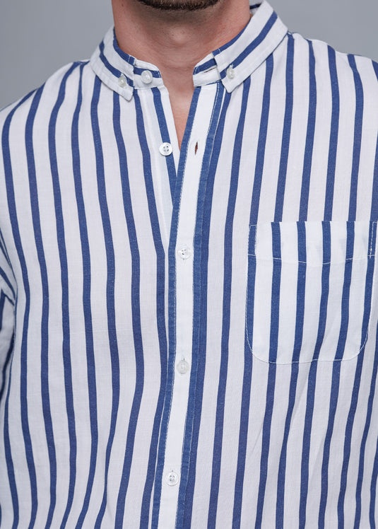 Casual Wear Stripe L/S Shirt