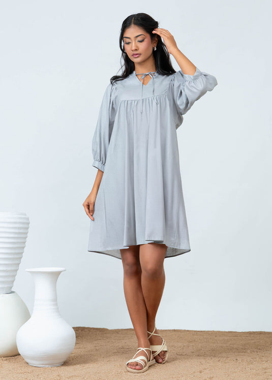 Boho Dress With Front Yoke