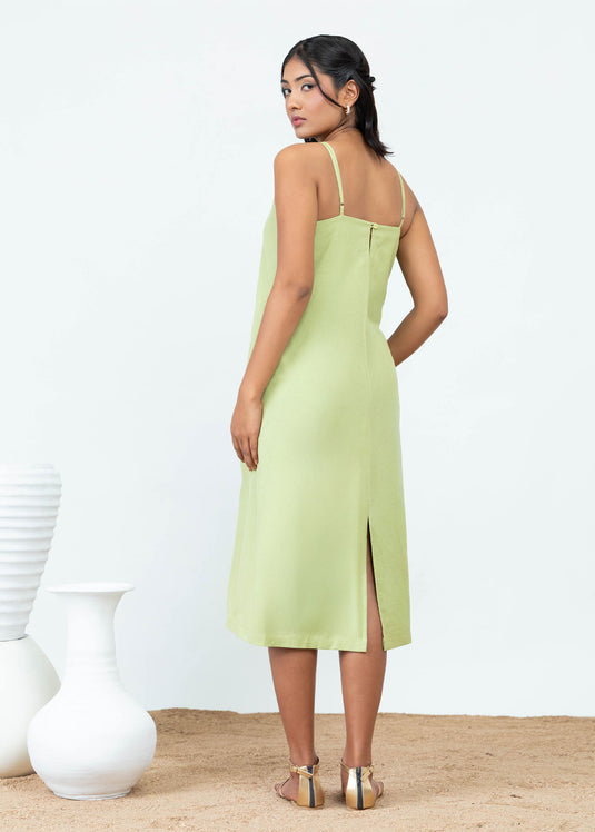 Strappy Dress With Princess Seam