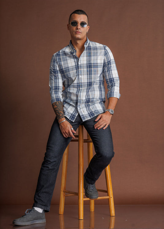 Casual Wear Check L/S Shirt