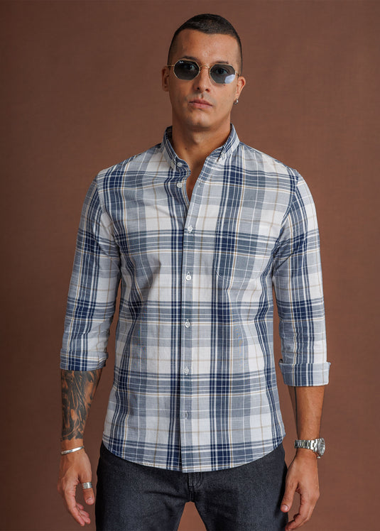 Casual Wear Check L/S Shirt