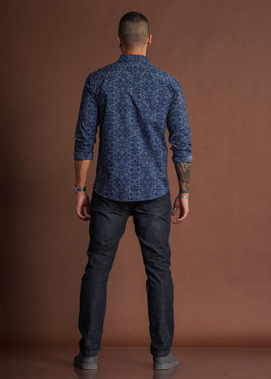 Casual Wear Printed L/S Shirt