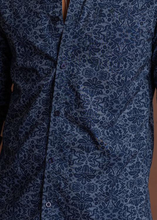 Casual Wear Printed L/S Shirt