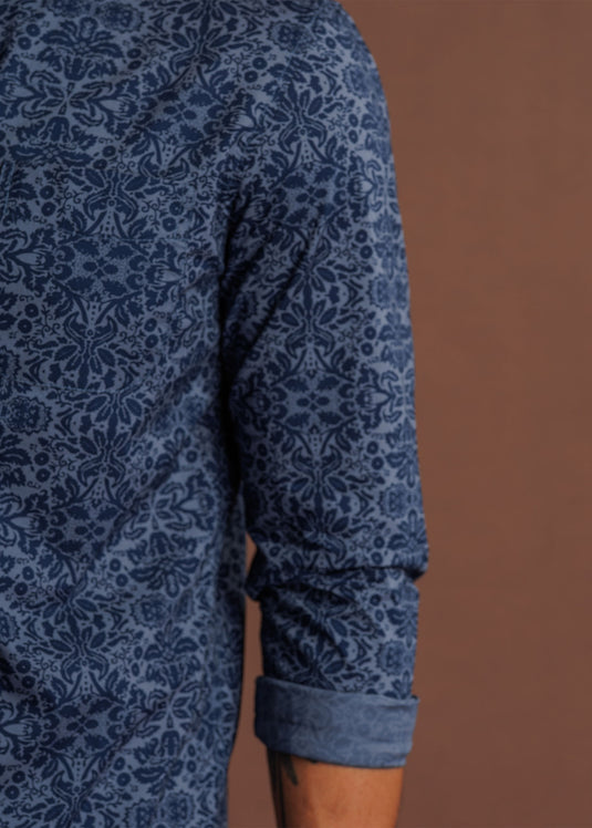 Casual Wear Printed L/S Shirt