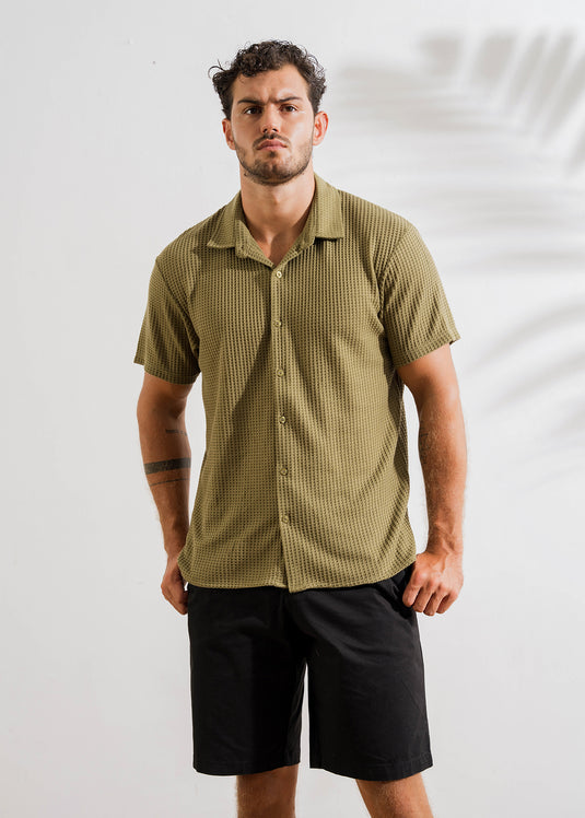 Waffle Short Sleeve Shirt