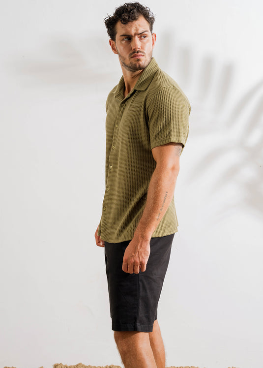Waffle Short Sleeve Shirt
