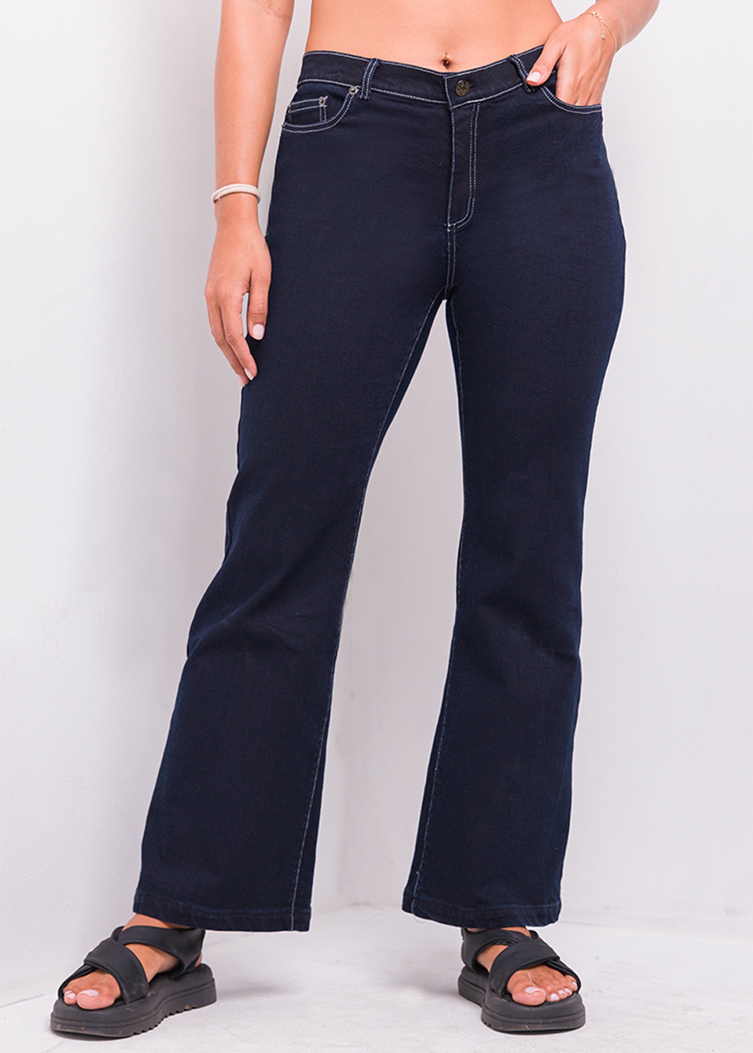 Boot cut denim pant