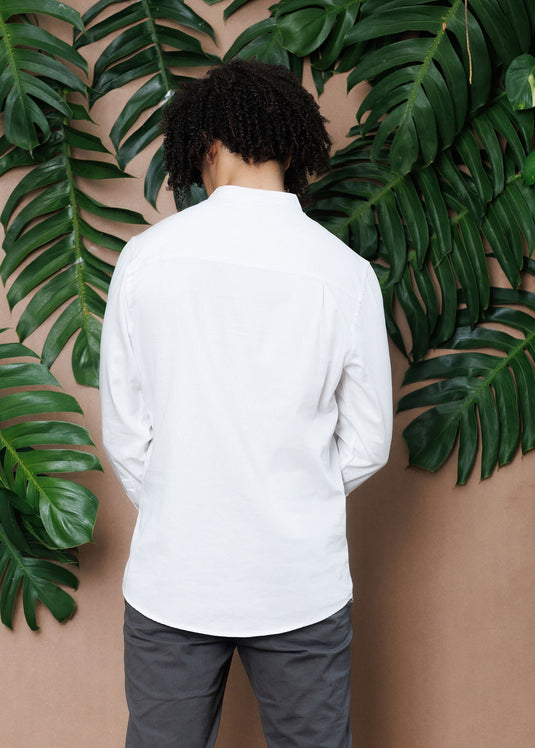 Mao Collar L/S Shirt