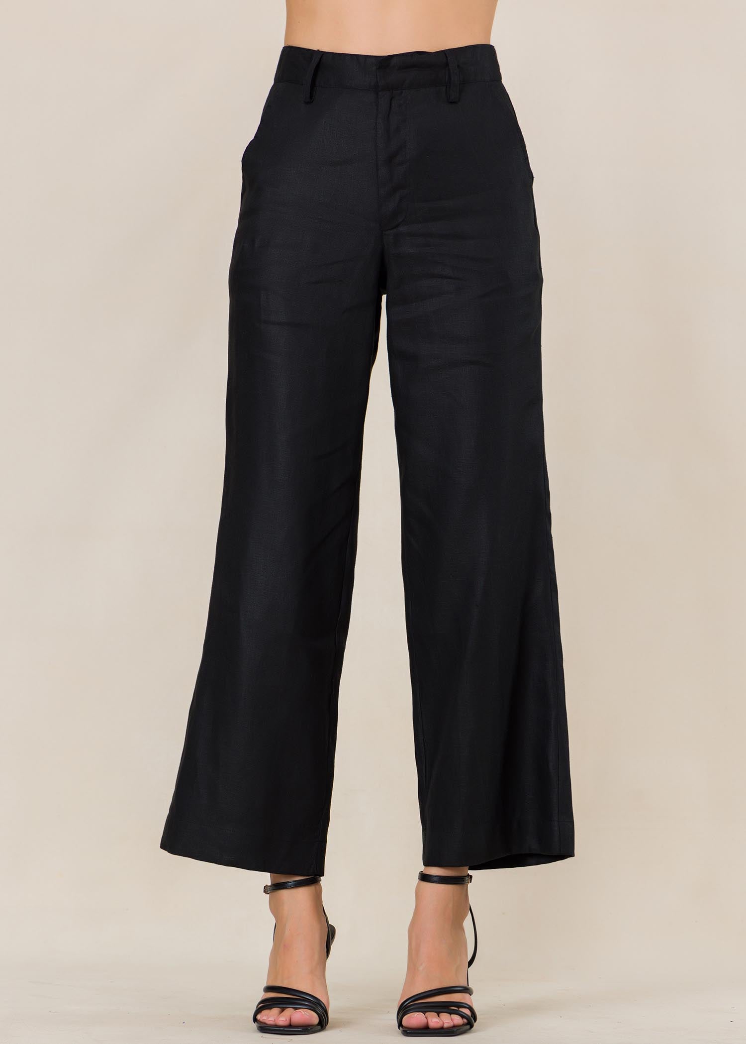 High Waisted Wide Leg Pant