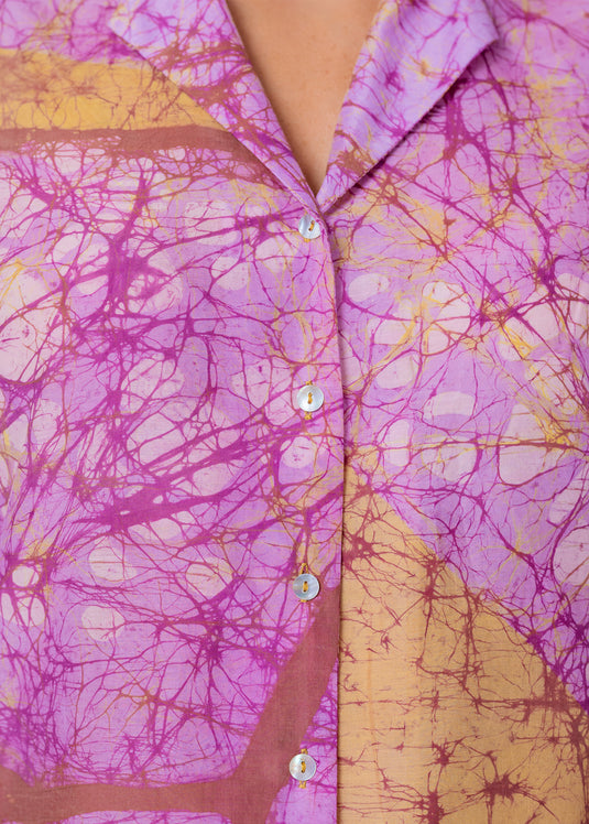 Batik Collared Blouse