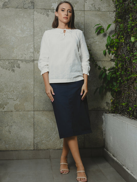Basic Skirt With Large Pockets