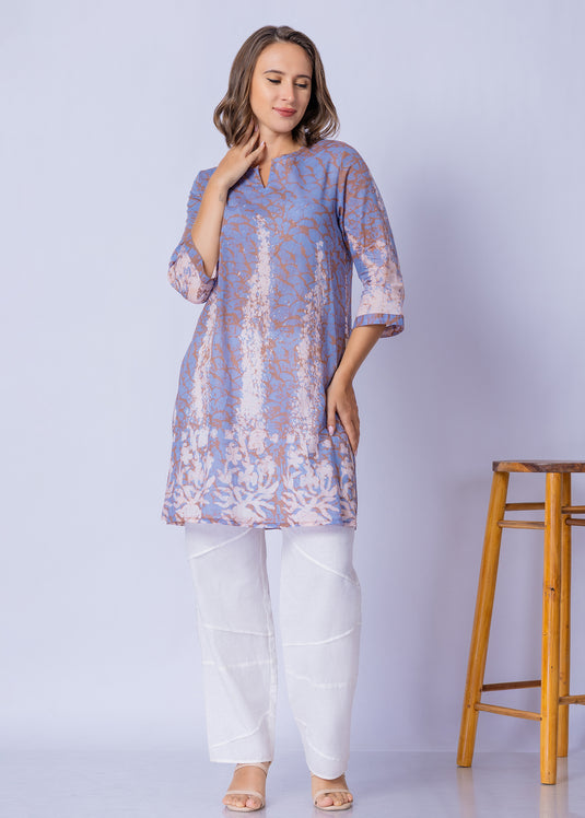 Batik Kurta Top