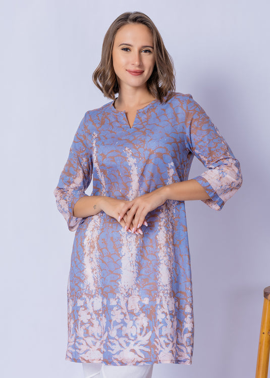 Batik Kurta Top