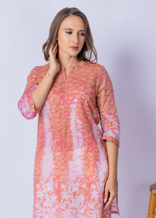 Batik Kurta Top