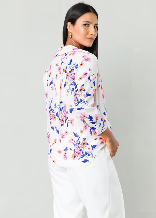 Printed basic shirt