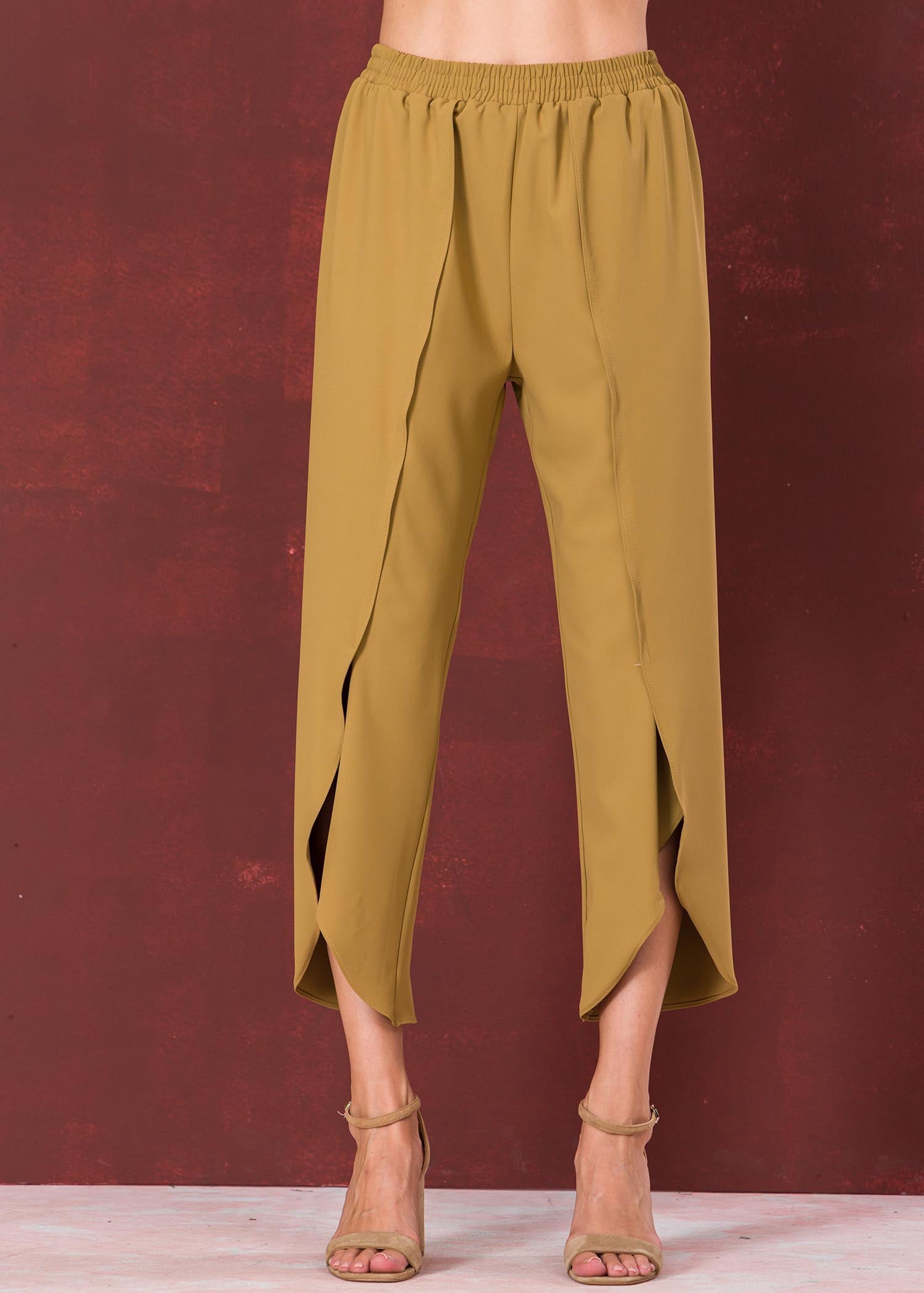 Tulip pants with elasticated waist