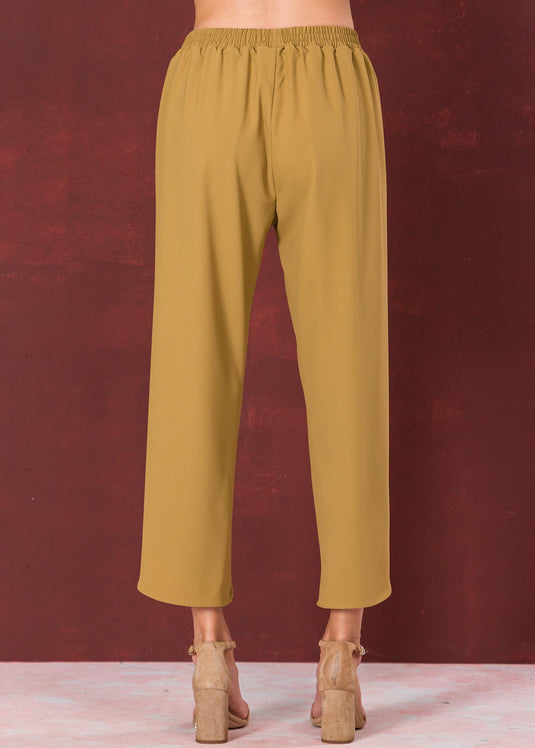Tulip pants with elasticated waist