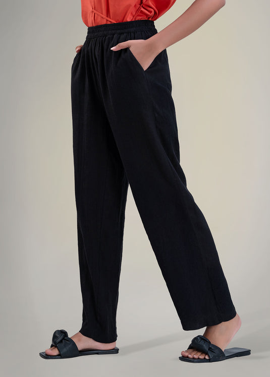 Elasticated waist basic pant