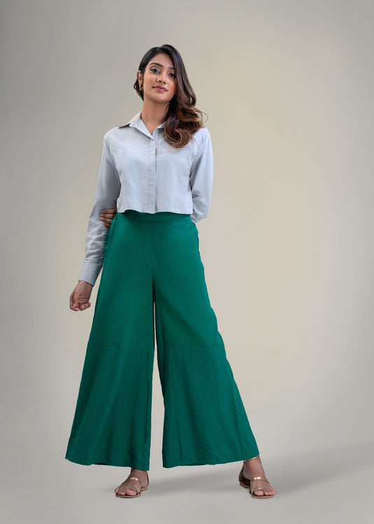 Long sleeve crop shirt