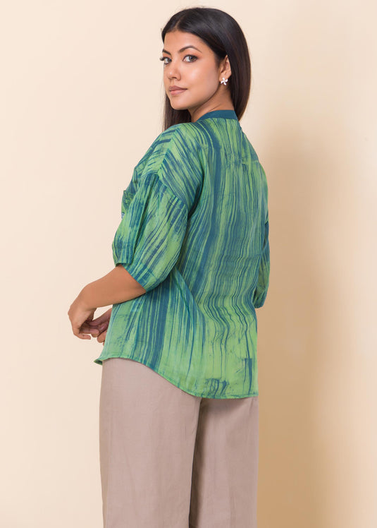 Batik Elephant Printed Top