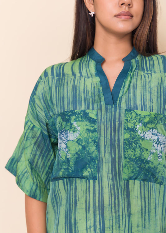 Batik Elephant Printed Top