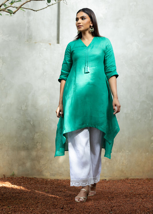 Long length kurtha top with tassel
