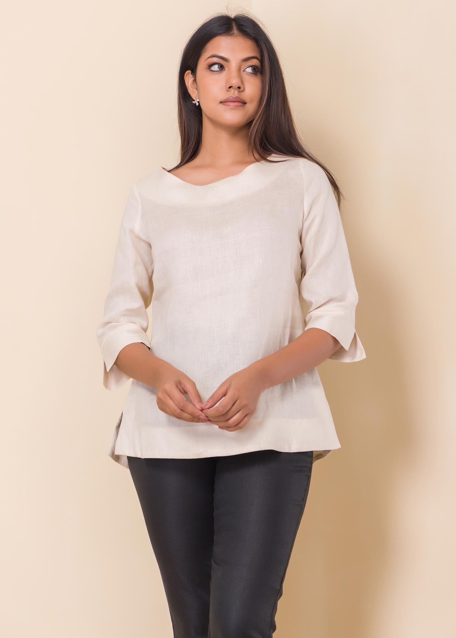 Basic linen blouse