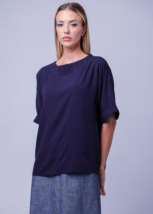 Blouse With Extended Shoulder