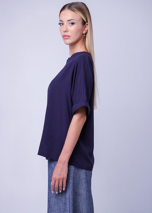 Blouse With Extended Shoulder