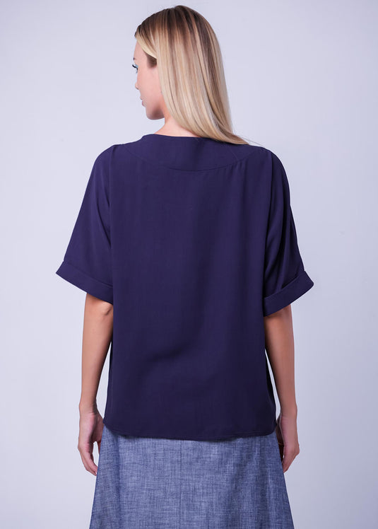 Blouse With Extended Shoulder