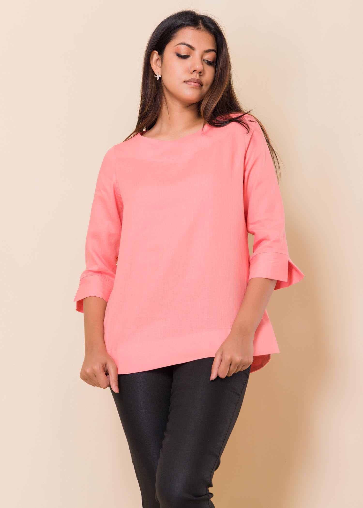 Basic linen blouse