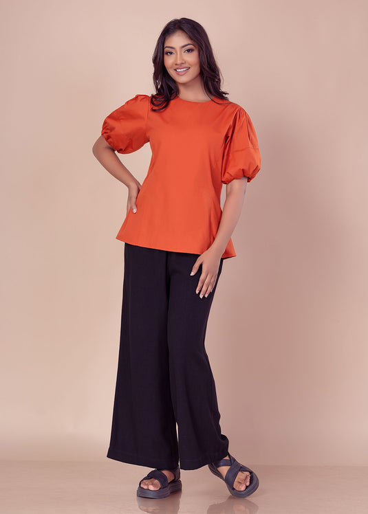 Puff sleeve blouse