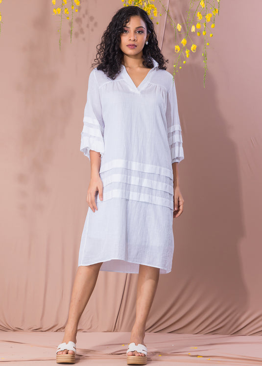 Dress With Pleat Detail