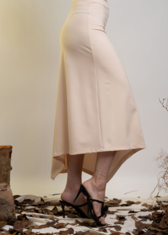 Asymmetrical Hem Skirt