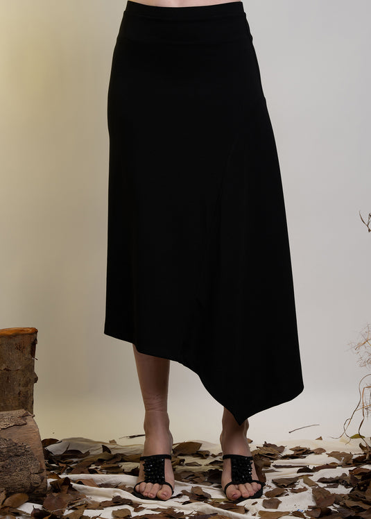 Asymmetrical Hem Skirt
