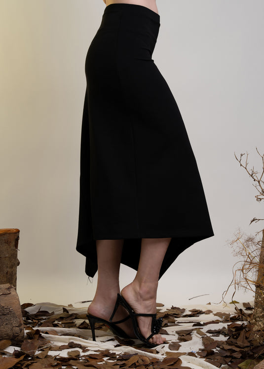 Asymmetrical Hem Skirt