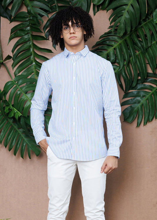 Striped L/S shirt